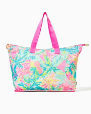  Lilly Pulitzer Cute Lunch Bag for Women, Large Capacity  Insulated Tote Bag, Blue Mini Cooler with Storage Pocket and Shoulder  Straps, Cabana Cocktail: Home & Kitchen