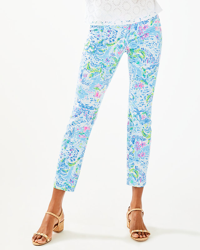 27" Kelly Skinny Stretch Crop Pant, , large - Lilly Pulitzer