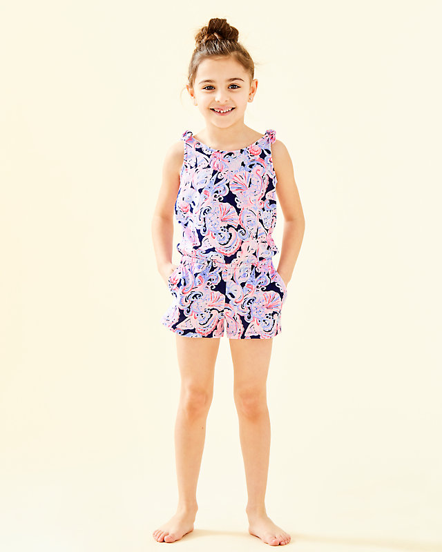 Girls Cady Romper, , large - Lilly Pulitzer