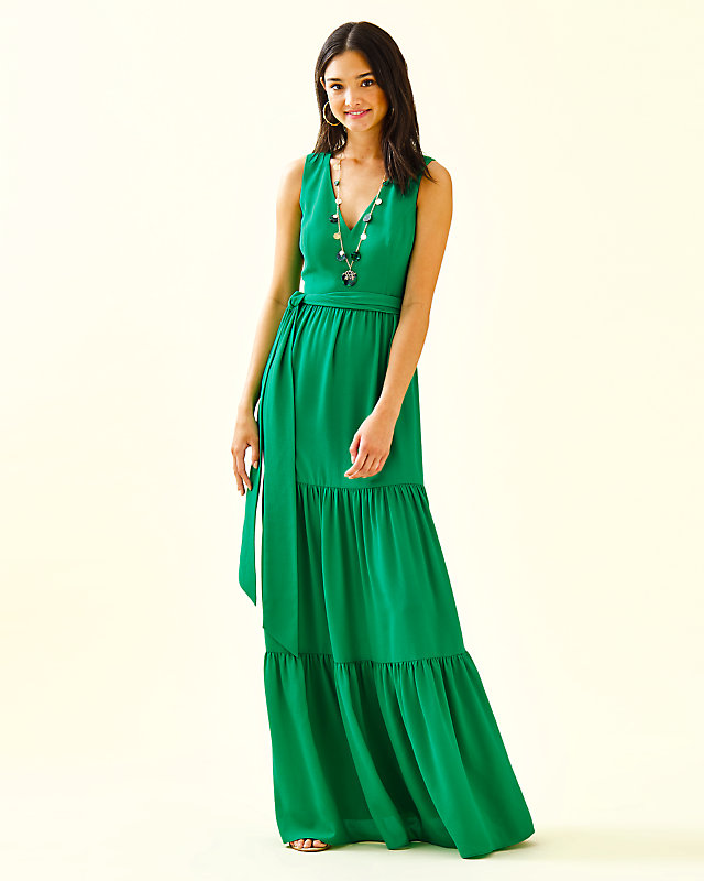 Maurine Maxi Dress, , large - Lilly Pulitzer