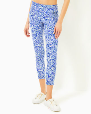 UPF 50+ Luxletic 28" Corso Pant, Martinique Blue Zee Bebe Golf, large image 2