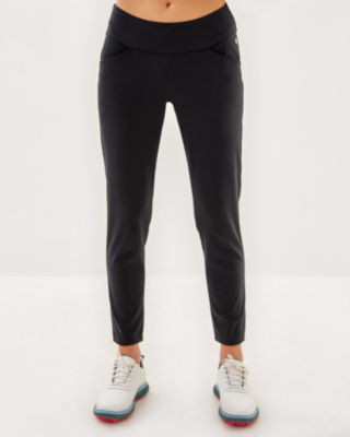 Lilly Pulitzer Upf 50+ Luxletic 28" Corso Pant In Black
