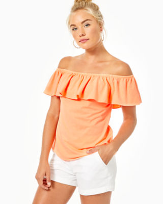 Image of Lilly Pulitzer La Fortuna Off-The-Shoulder Top