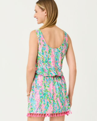 Lilly Pulitzer Jarrett Romper In Animal Print