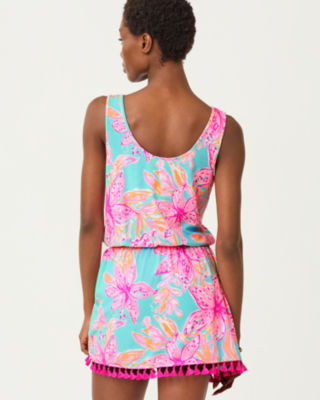 Lilly Pulitzer Jarrett Romper In Pink