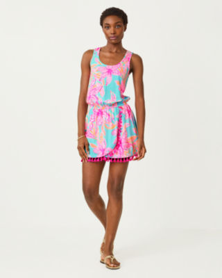 Lilly Pulitzer Jarrett Romper In Pink