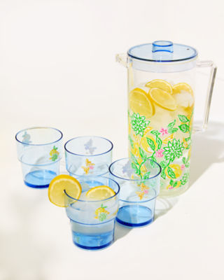 Pitcher & Cup Set, , large  - Lilly Pulitzer