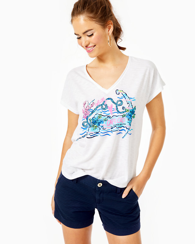 Colie Graphic Tee, , large - Lilly Pulitzer