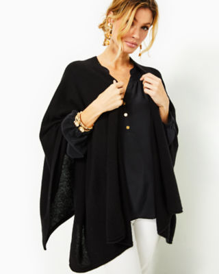 black cashmere wrap