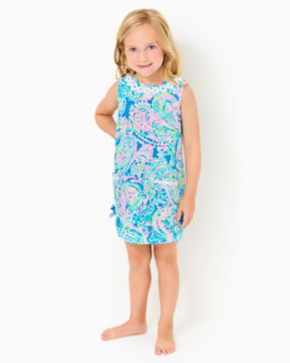 Lilly Pulitzer Girls Little Lilly Classic Shift Dress In Multi Dream Team