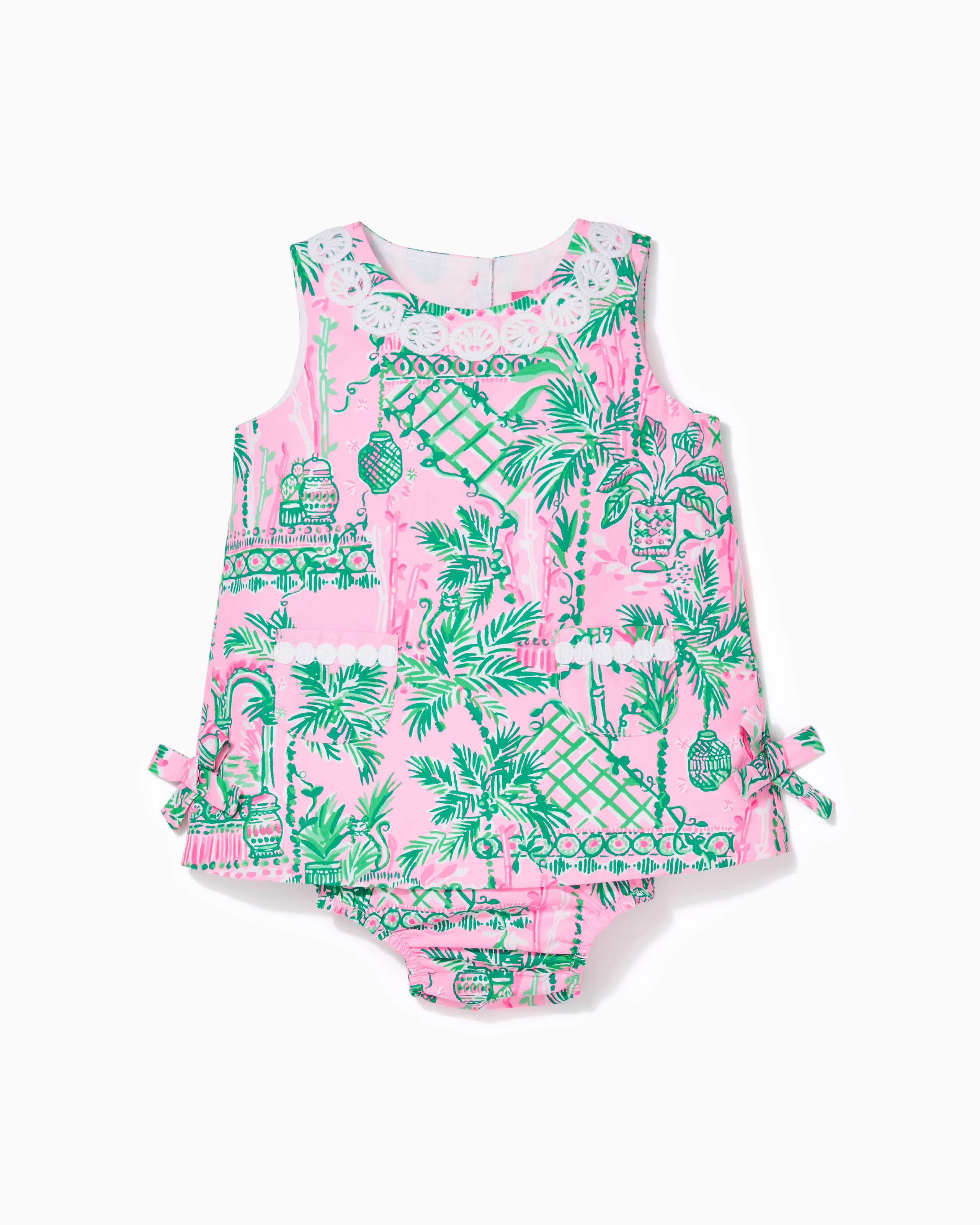 Baby Lilly Infant Shift Dress, Mandevilla Baby Always Worth It, large - Lilly Pulitzer Zoomed