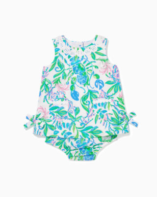 Baby Lilly Infant Shift Dress, Resort White Just A Pinch, large - Lilly Pulitzer
