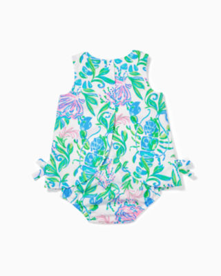 Baby Lilly Infant Shift Dress, Resort White Just A Pinch, large image null - Lilly Pulitzer