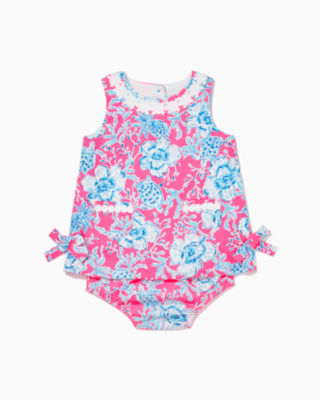 Baby Lilly Infant Shift Dress, Roxie Pink Wave N Sea, large - Lilly Pulitzer