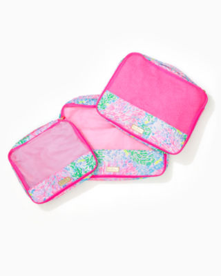 Sea Island Packing Cube Set, Multi Stargazer, large - Lilly Pulitzer