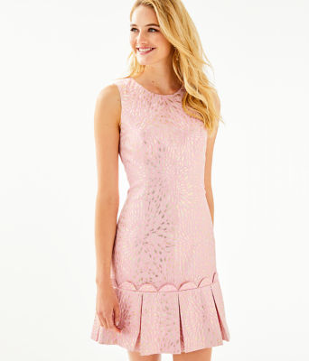 Abree Peplum Dress, , large  - Lilly Pulitzer