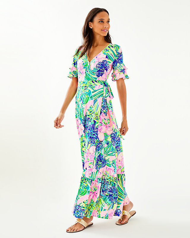 Emmerson Flounce Maxi Dress, , large - Lilly Pulitzer
