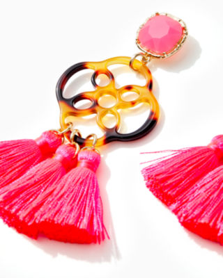 Sandpiper Earrings, Raz Berry, large image 3 - Lilly Pulitzer