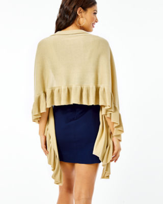 Marcelle Wrap, Sand Bar Metallic, large image 2 - Lilly Pulitzer