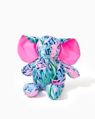 Lilly pulitzer elephant pillow best sale