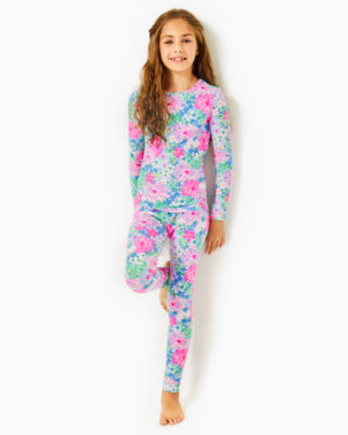 Girls Mini Sammy Pajama Set, , large - Lilly Pulitzer