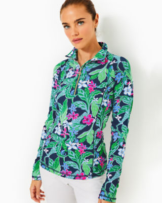 UPF 50+ Luxletic Justine Pullover, Multi Untamed, large - Lilly Pulitzer