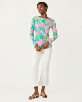 Aleah Top, Blue Ibiza Pineapple Shake, large image 3