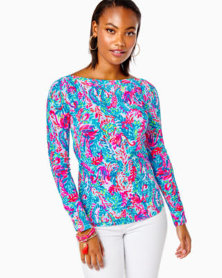 Women's Lilly Pulitzer Rhett Top in Turtle Awe - Sizes XS-XXL