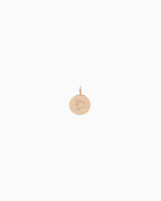 Lilly Pulitzer Initial Custom Charm - D In Gold Metallic D Charm