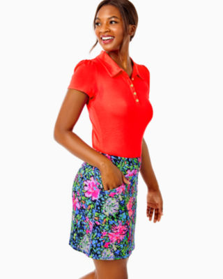 Lilly Pulitzer Upf 50+ Luxletic Maryana Skort In Multi Lil Festive Fantasy