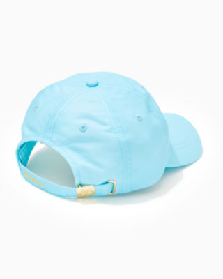 Solid Run Around Hat, Blue Ibiza, large image null - Lilly Pulitzer