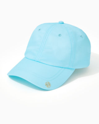 Solid Run Around Hat, Blue Ibiza, large image 2 - Lilly Pulitzer