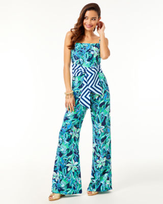 lilly pulitzer blue jumpsuit