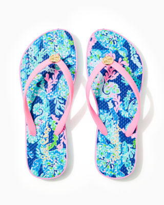 lilly pulitzer flip flops
