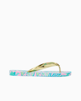 Shop Lilly Pulitzer Pool Flip Flop In Mandevilla Baby Hip Nautic Shoe