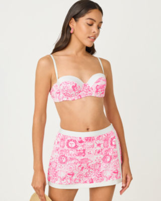 Leven Swim Top, Cherry Blossom Pink Lil Fleur De Lilly, large image 1