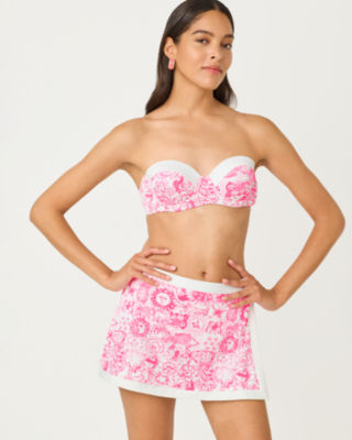 Leven Swim Top, Cherry Blossom Pink Lil Fleur De Lilly, large image 3