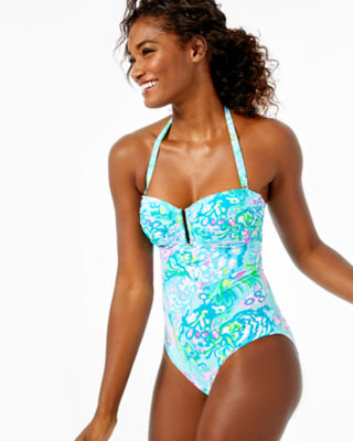 strapless swimsuits one piece