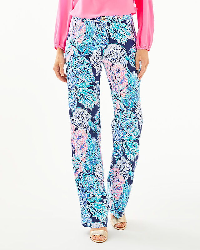 33" Malorie High Rise Stretch Trouser, , large - Lilly Pulitzer