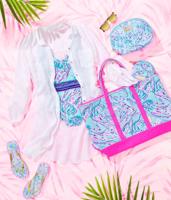 Natalie Cover-Up, Resort White, large image 4 - Lilly Pulitzer