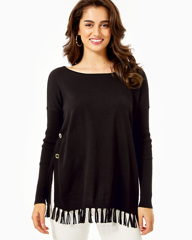 Ramona Fringe Sweater, , large - Lilly Pulitzer
