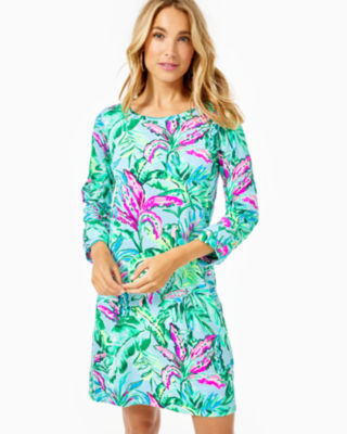 Lilly Pulitzer Haydn Short Sleeve Dress for Women - Square