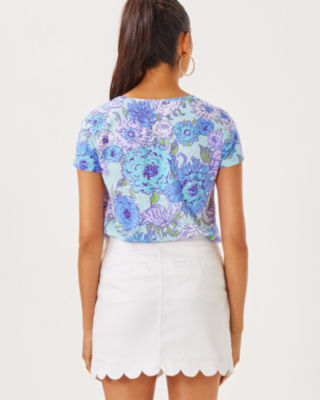 Etta Scoop Neck Top, Multi Let It Gogh, large image 1