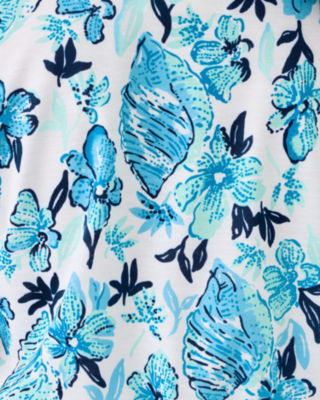 Etta Scoop Neck Top, Resort White Seashell Splendor, large image 4