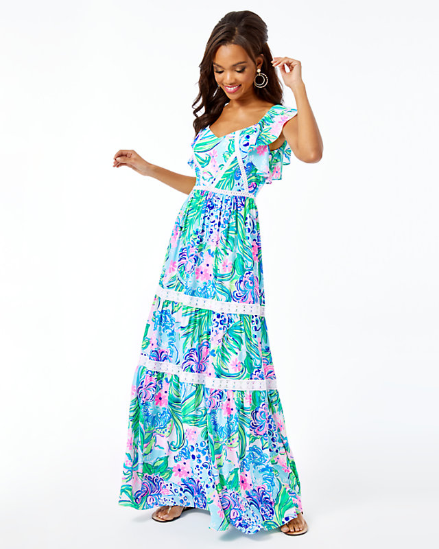 Ivie Maxi Dress, , large - Lilly Pulitzer