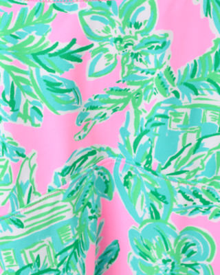 UPF 50+ Luxletic Corrine Skort, Mandevilla Baby Pink Sand Paradise, large image 4