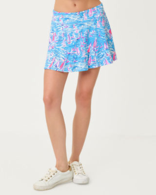 Lilly Pulitzer Upf 50+ Luxletic Corrine Skort In Blue