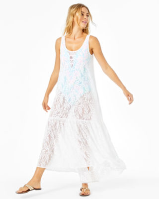 lilly pulitzer white maxi dress