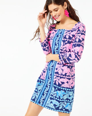 Lilly Pulitzer Bailee Dress In Multi Coral Bay