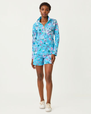 Lilly Pulitzer Upf 50+ Skipper Popover In Blue